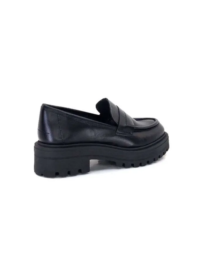 We Do 11244 Cuir Noir*Femme Mocassins