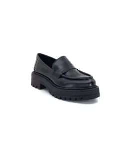 We Do 11244 Cuir Noir*Femme Mocassins