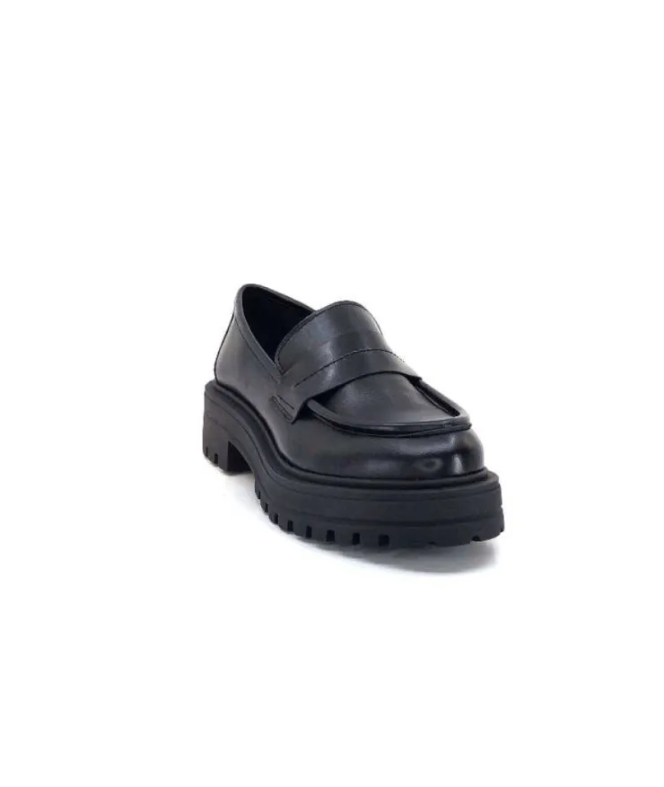 We Do 11244 Cuir Noir*Femme Mocassins