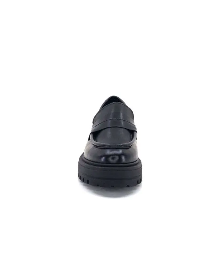 We Do 11244 Cuir Noir*Femme Mocassins