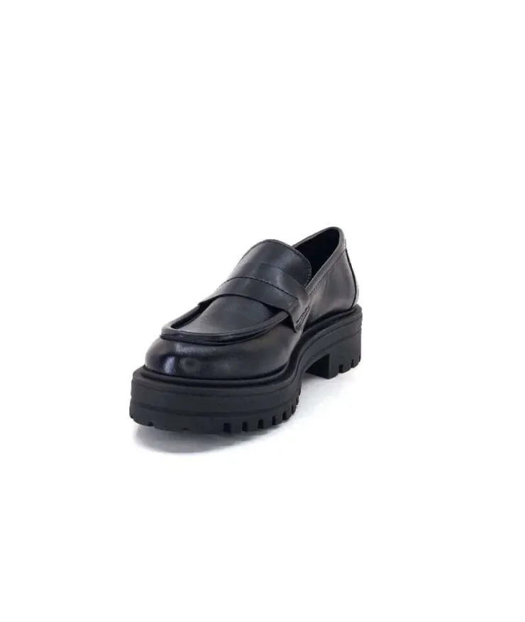 We Do 11244 Cuir Noir*Femme Mocassins