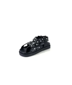 We Do Wedo 45101 Cuir Noir*Femme Sandales