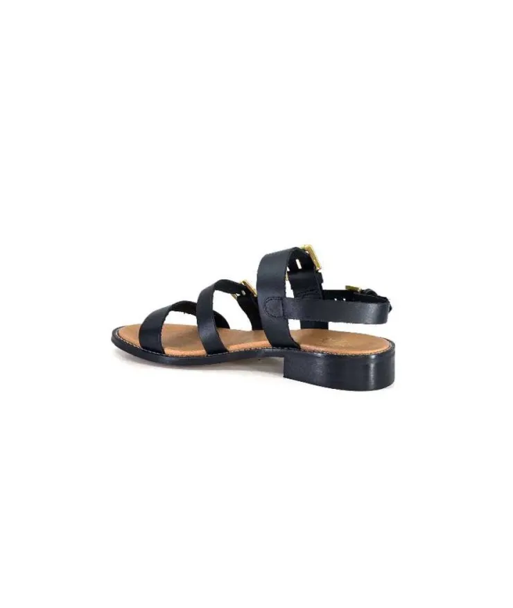 We Do Wedo 45327 Cuir Noir*Femme Sandales