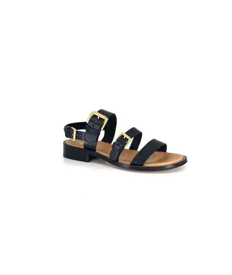 We Do Wedo 45327 Cuir Noir*Femme Sandales