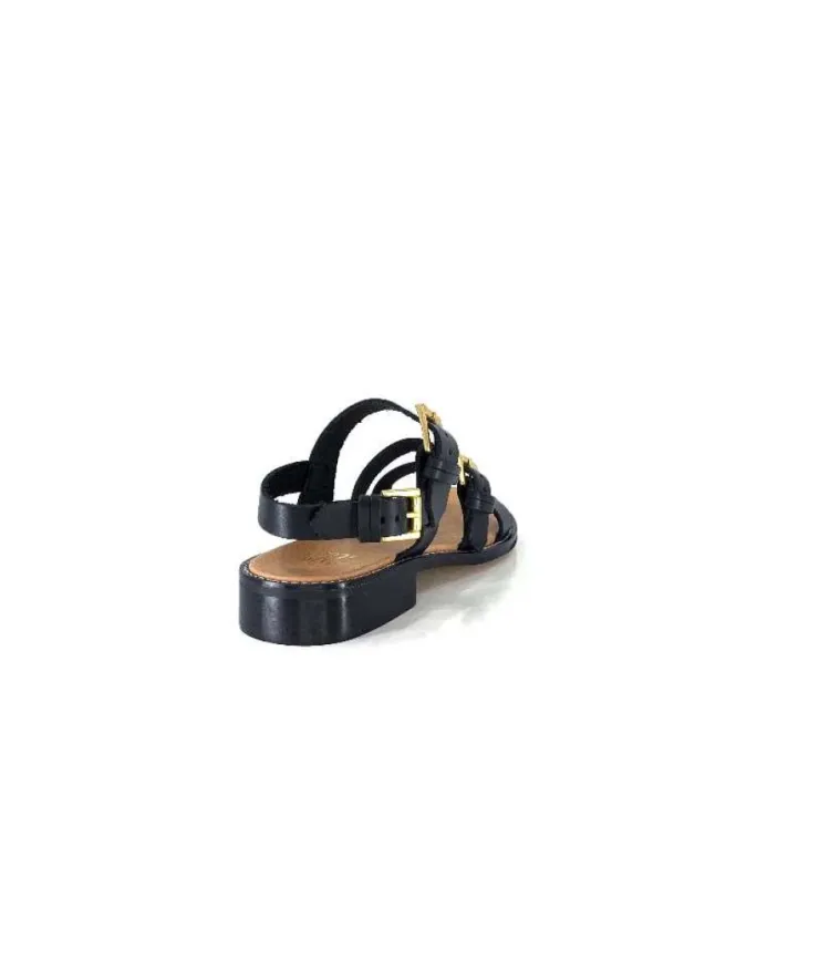 We Do Wedo 45327 Cuir Noir*Femme Sandales