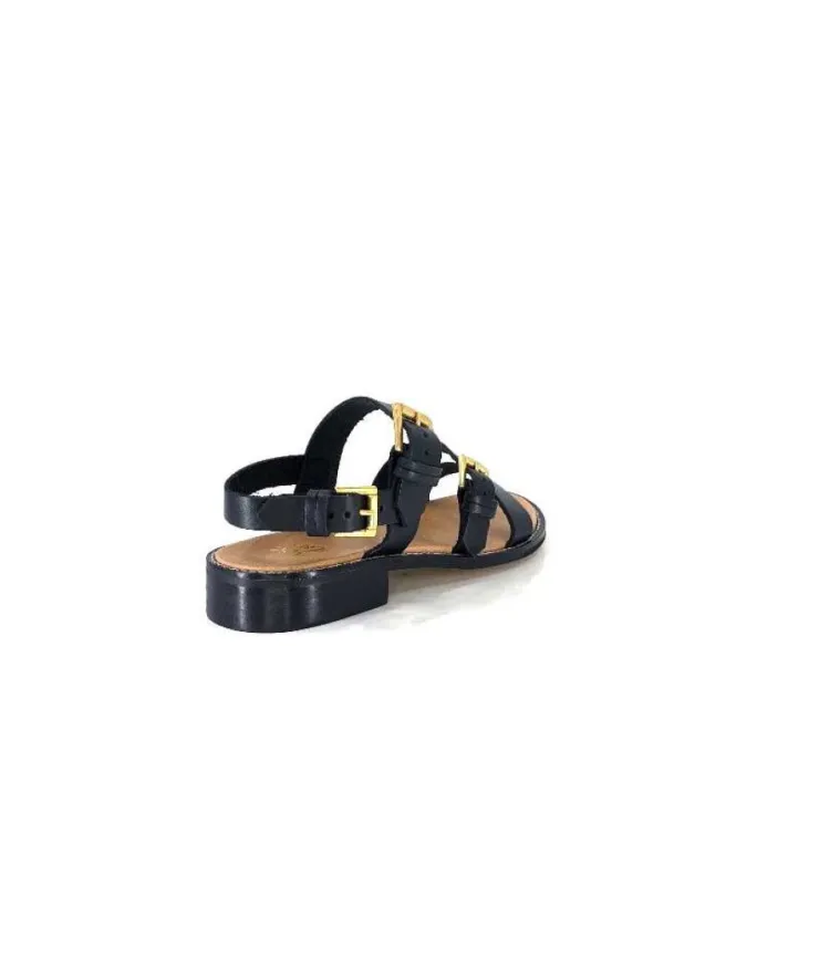 We Do Wedo 45327 Cuir Noir*Femme Sandales