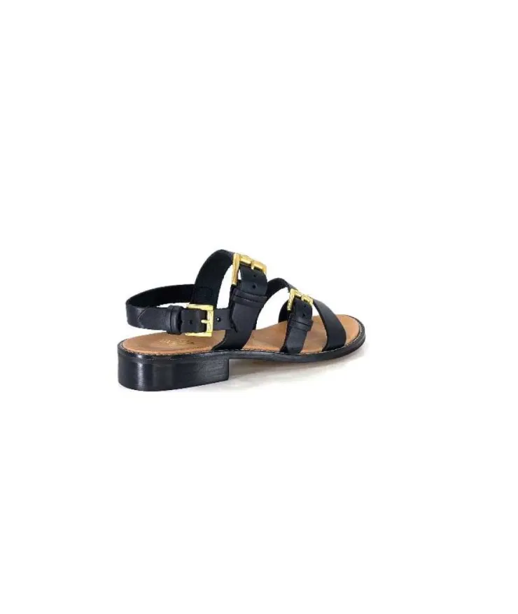 We Do Wedo 45327 Cuir Noir*Femme Sandales
