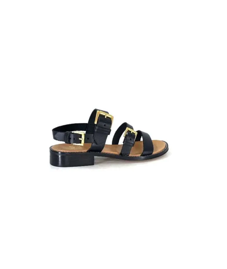We Do Wedo 45327 Cuir Noir*Femme Sandales