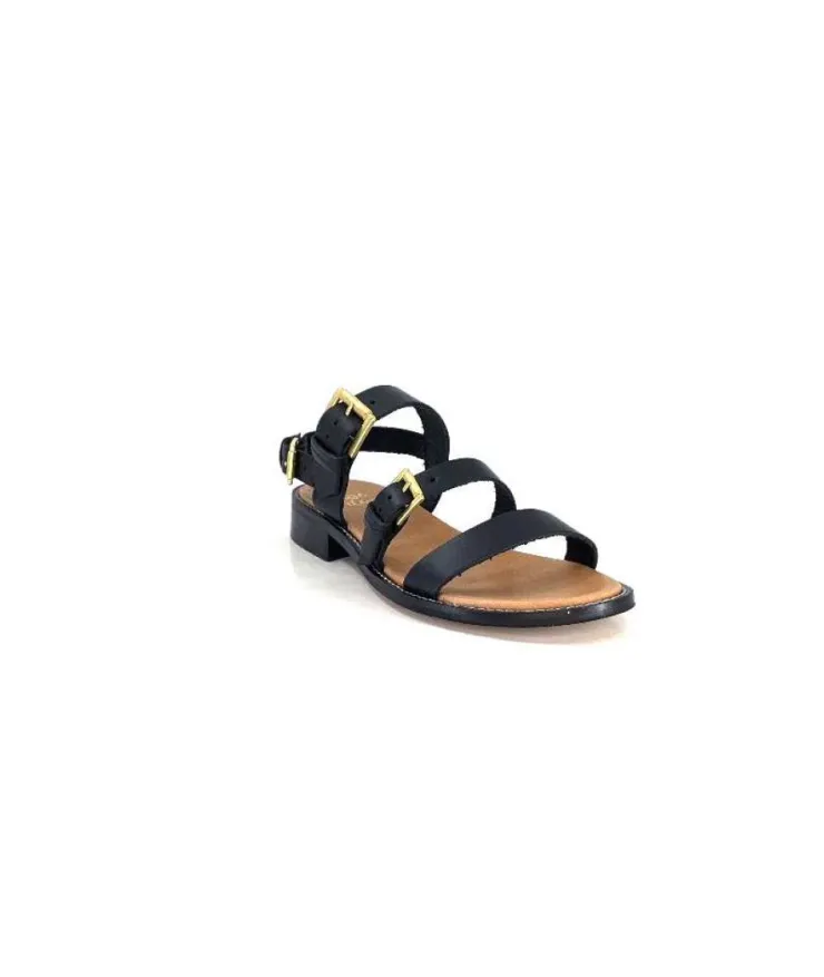 We Do Wedo 45327 Cuir Noir*Femme Sandales