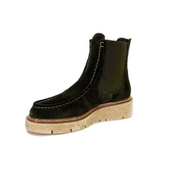 Week End 23202 Daim Kaki*Femme Bottines