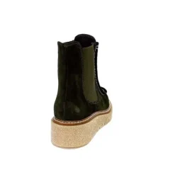 Week End 23202 Daim Kaki*Femme Bottines