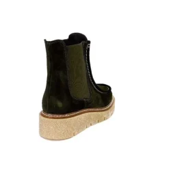 Week End 23202 Daim Kaki*Femme Bottines