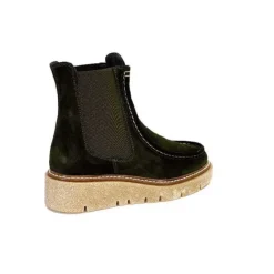 Week End 23202 Daim Kaki*Femme Bottines