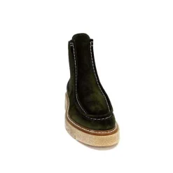 Week End 23202 Daim Kaki*Femme Bottines