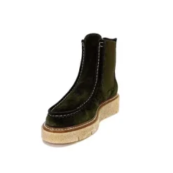 Week End 23202 Daim Kaki*Femme Bottines