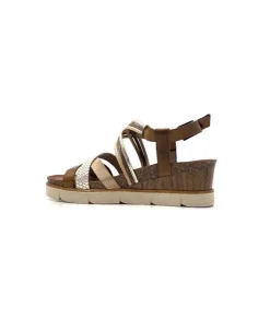 Ivoire0576a Xapatan 1536 Avellana Cuir Or Marron*Femme Sandales