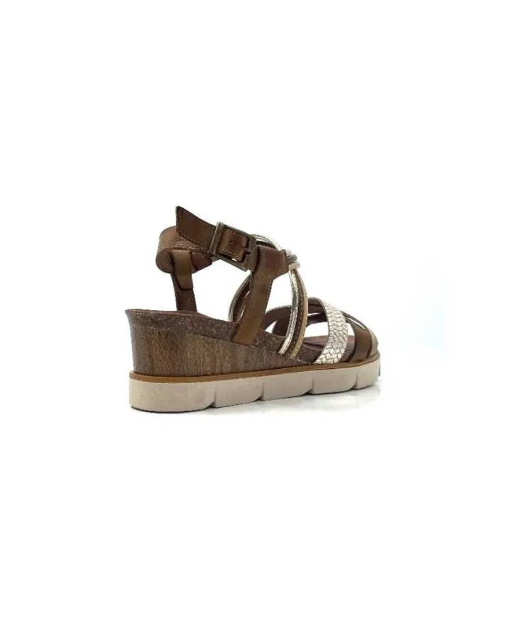 Ivoire0576a Xapatan 1536 Avellana Cuir Or Marron*Femme Sandales