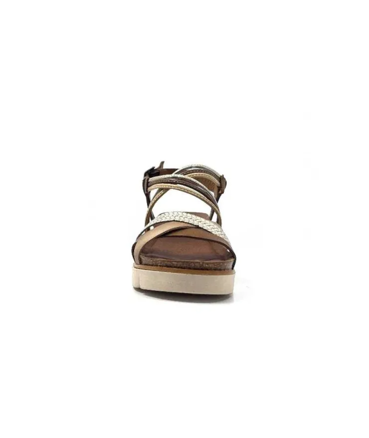 Ivoire0576a Xapatan 1536 Avellana Cuir Or Marron*Femme Sandales