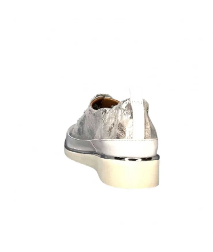 XSA 8010 Cuir Argent*Femme Baskets