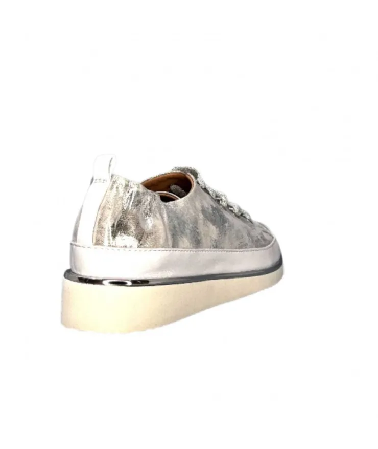 XSA 8010 Cuir Argent*Femme Baskets