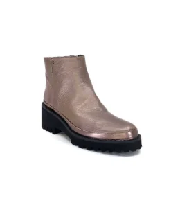 XSA 9177 Cuir Bronze*Femme Bottines