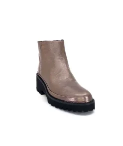 XSA 9177 Cuir Bronze*Femme Bottines