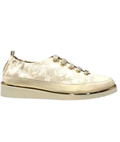 XSA 8010 Cuir Imprime Beige*Femme Baskets