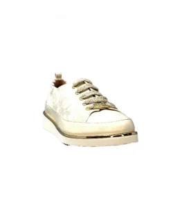 XSA 8010 Cuir Imprime Beige*Femme Baskets