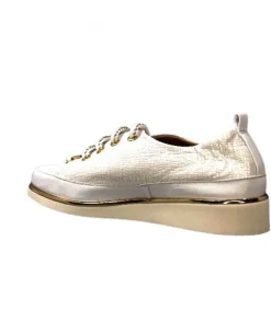 XSA 8010 Cuir Imprime Blanc*Femme Baskets