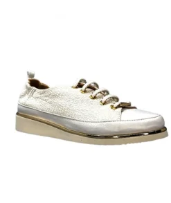 XSA 8010 Cuir Imprime Blanc*Femme Baskets