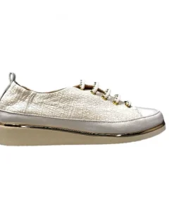 XSA 8010 Cuir Imprime Blanc*Femme Baskets