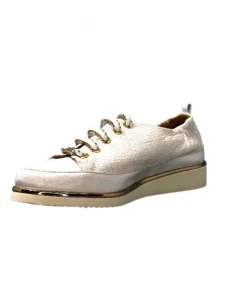 XSA 8010 Cuir Imprime Blanc*Femme Baskets