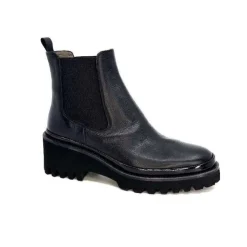 XSA 9176 Cuir Noir*Femme Bottines