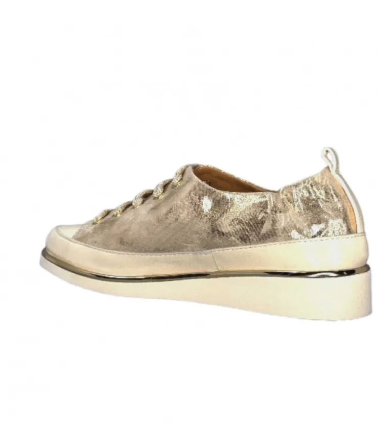 XSA 8010 Cuir Or Platino*Femme Baskets