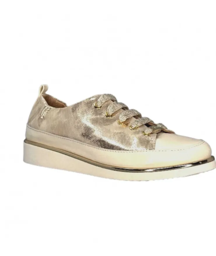 XSA 8010 Cuir Or Platino*Femme Baskets