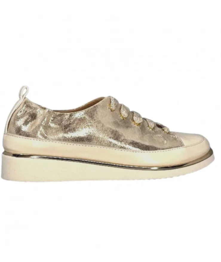 XSA 8010 Cuir Or Platino*Femme Baskets
