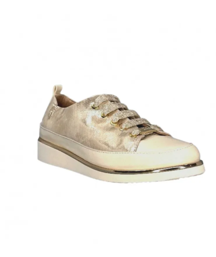 XSA 8010 Cuir Or Platino*Femme Baskets