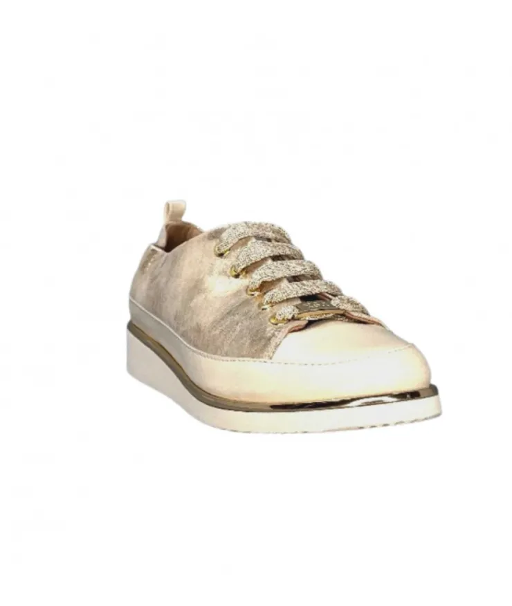 XSA 8010 Cuir Or Platino*Femme Baskets