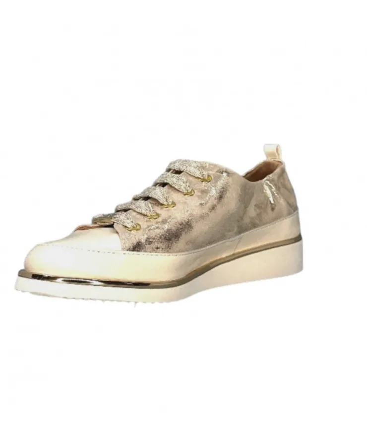 XSA 8010 Cuir Or Platino*Femme Baskets