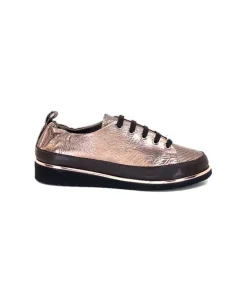XSA 8010 Cuir Piton Bronze*Femme Baskets