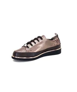 XSA 8010 Cuir Piton Bronze*Femme Baskets