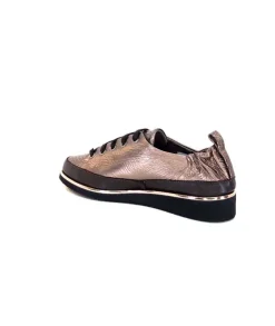 XSA 8010 Cuir Piton Bronze*Femme Baskets