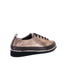 XSA 8010 Cuir Piton Bronze*Femme Baskets