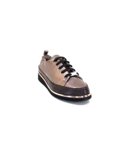 XSA 8010 Cuir Piton Bronze*Femme Baskets