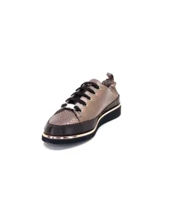 XSA 8010 Cuir Piton Bronze*Femme Baskets