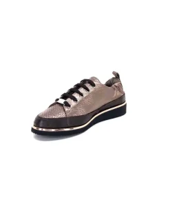 XSA 8010 Cuir Piton Bronze*Femme Baskets