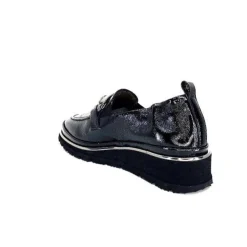 XSA 9921 Cuir Vernis Noir*Femme Mocassins
