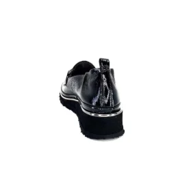 XSA 9921 Cuir Vernis Noir*Femme Mocassins