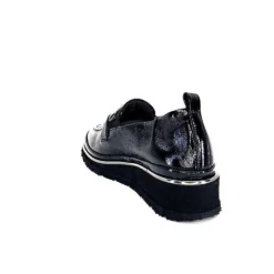 XSA 9921 Cuir Vernis Noir*Femme Mocassins