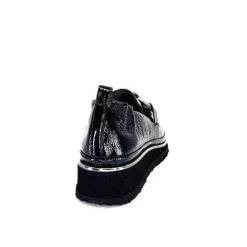 XSA 9921 Cuir Vernis Noir*Femme Mocassins